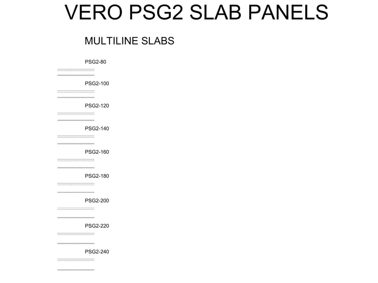 Vero_ML_PSG2 Slab Panels